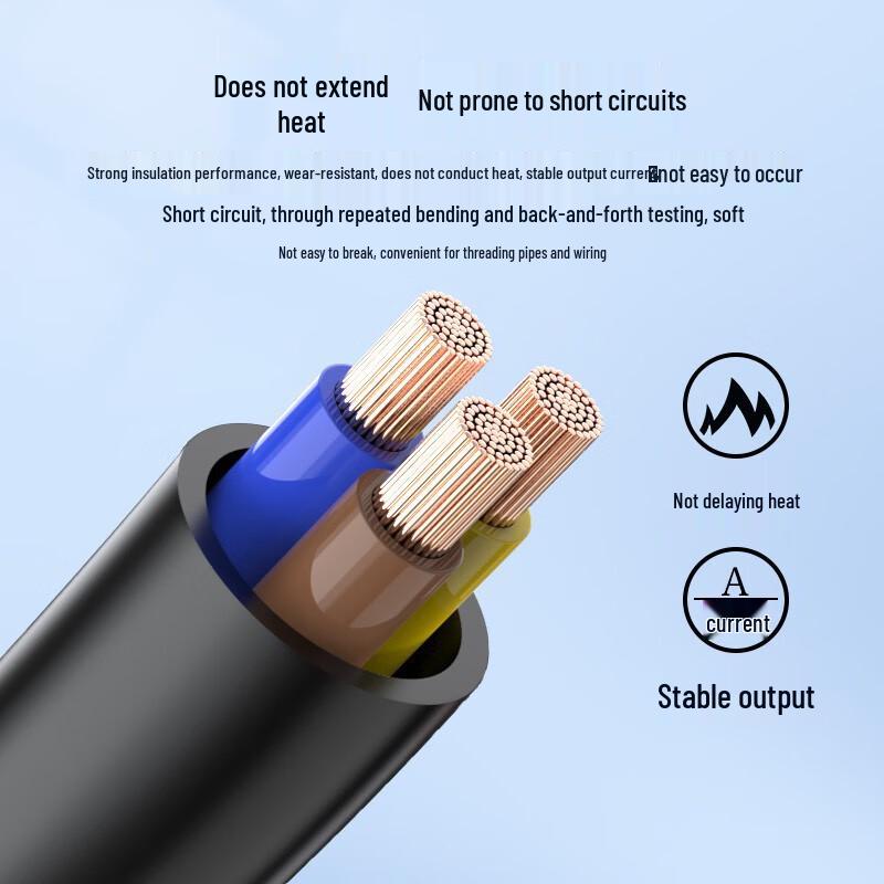 CHOSEAL RVV2*2.5mm² Shielded Pure Copper Audio & Power Cable
CHOSEAL RVV2*2.5mm² Shielded Pure Copper Audio & Power Cable