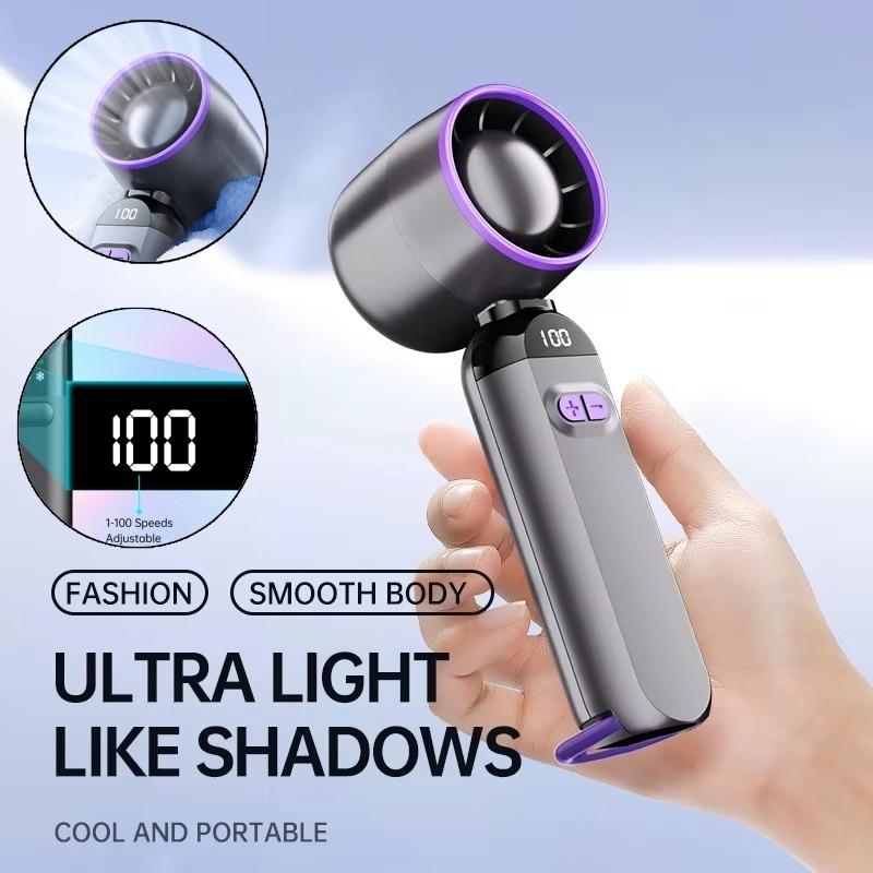 Outdoor Foldable Portable Handheld Fan Mini Cooling Summer Coolness Rechargeable 100-level Free Control High Speed Turbo Fan небо синє кольору
Outdoor Foldable Portable Handheld Fan Mini Cooling Summer Coolness Rechargeable 100-level Free Control High Speed Turbo Fan небо синє кольору