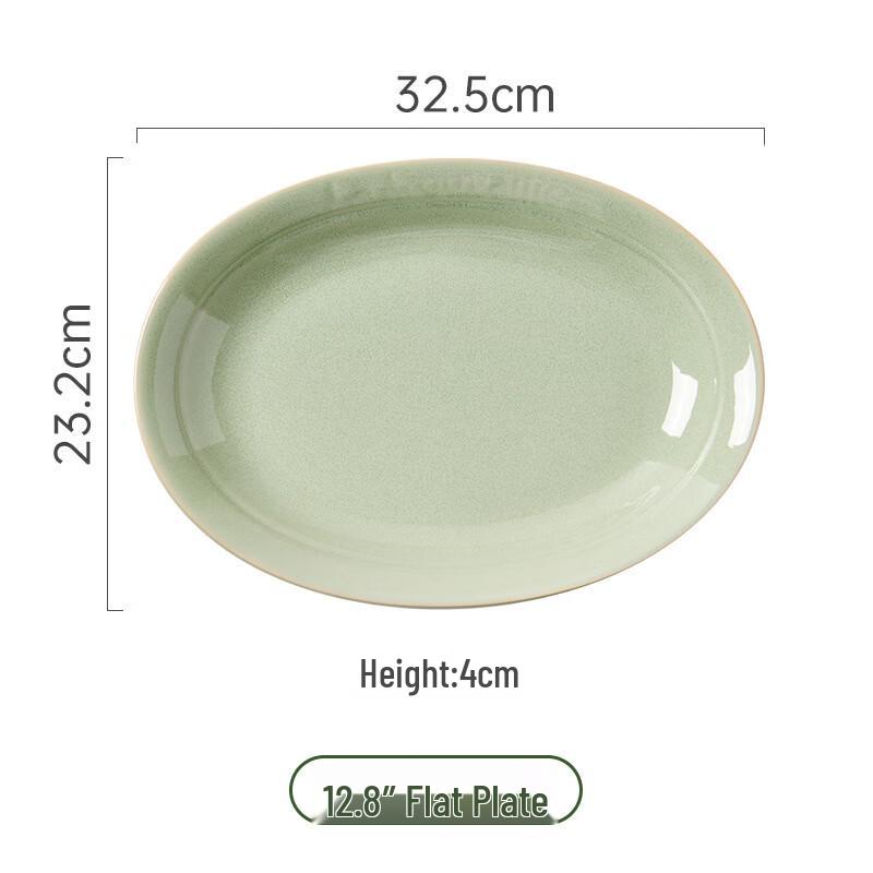 Zhishi Nordic Kiln-Glazed Green Ceramic Dumpling Plate Set
Zhishi Nordic Kiln-Glazed Green Ceramic Dumpling Plate Set