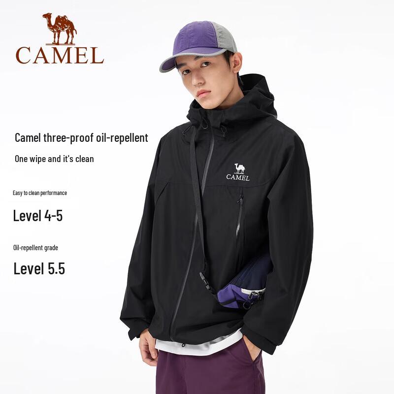 CAMEL Men s & Women s 3-Proof Single-Layer Waterproof Jacket A35CZ19167 M
CAMEL Men s & Women s 3-Proof Single-Layer Waterproof Jacket A35CZ19167 M