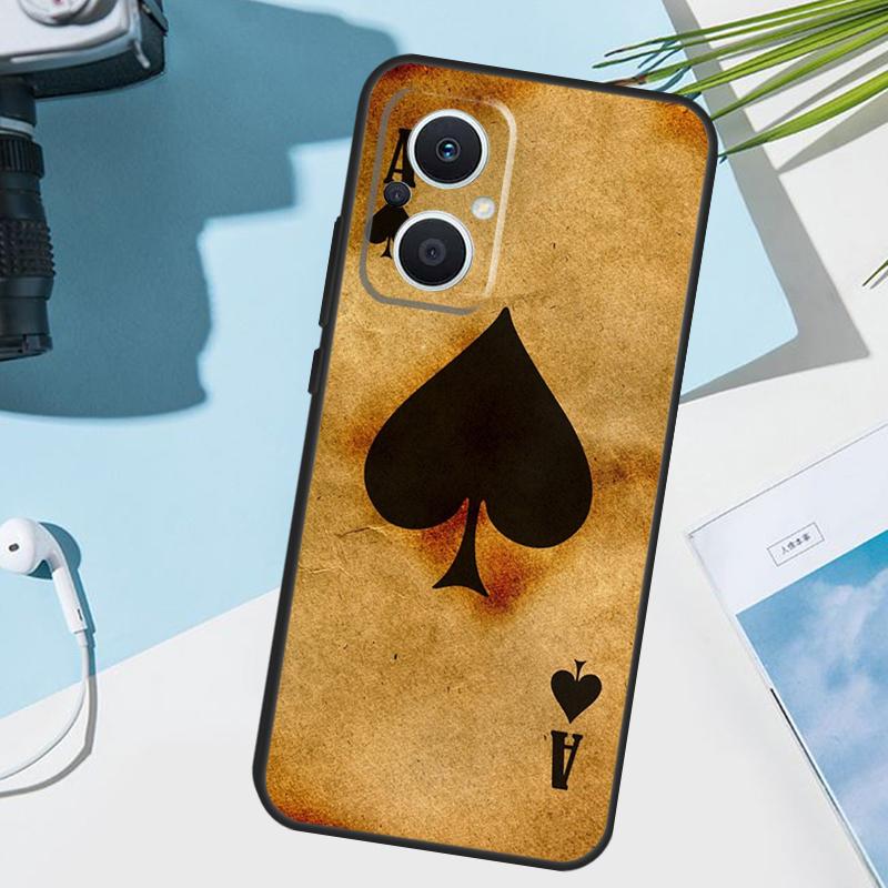 Ace of Spades Cover For OPPO Reno 12 F 13F 14F 11F 10 11 13 14 Pro 7 8 Lite OPPO Find X9 X5 X6 X8 Pro Case OPPO Find X5 Pro
Ace of Spades Cover For OPPO Reno 12 F 13F 14F 11F 10 11 13 14 Pro 7 8 Lite OPPO Find X9 X5 X6 X8 Pro Case OPPO Find X5 Pro