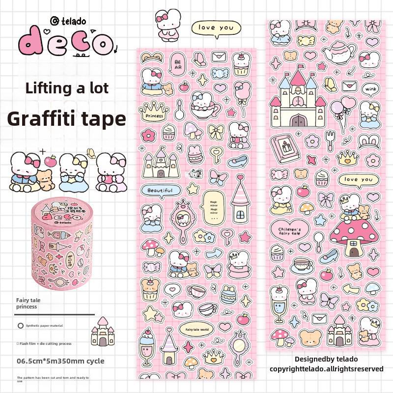 Tirado Graffiti Блокнот Стрічка - Милі Мультяшні Декоративні Наліпки
Tirado Graffiti Блокнот Стрічка - Милі Мультяшні Декоративні Наліпки