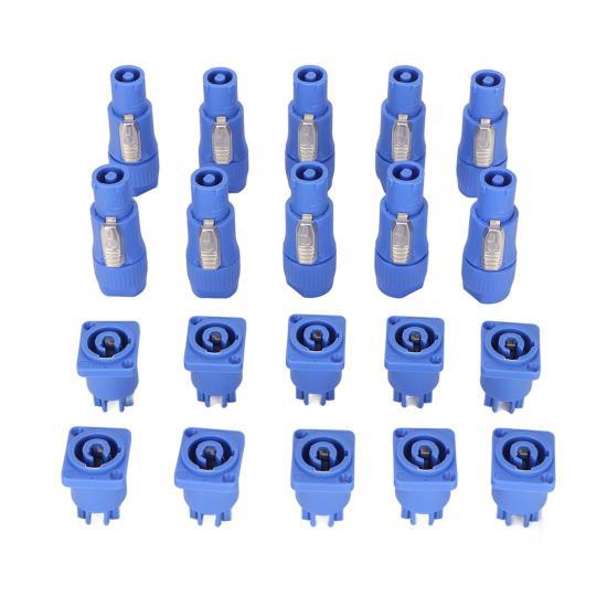 10 Sets 3 Pin Power Connector Professional Stage Light Power Cable Plug for LED Large Screen Speaker 20A
10 Sets 3 Pin Power Connector Professional Stage Light Power Cable Plug for LED Large Screen Speaker 20A