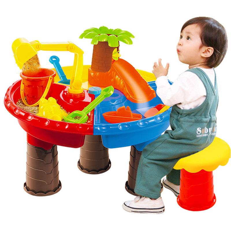 Clearance Children Play Sand Pool Toy Table Baby Beach Shovel, Sand Table Play Sand Pool Play Water Table
Clearance Children Play Sand Pool Toy Table Baby Beach Shovel, Sand Table Play Sand Pool Play Water Table