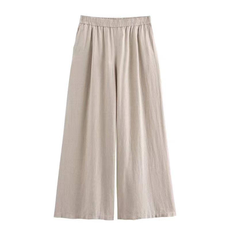 Women s Loose Linen Shirt & Elastic Straight Leg Pants Set – European American Style Large
Women s Loose Linen Shirt & Elastic Straight Leg Pants Set – European American Style Large