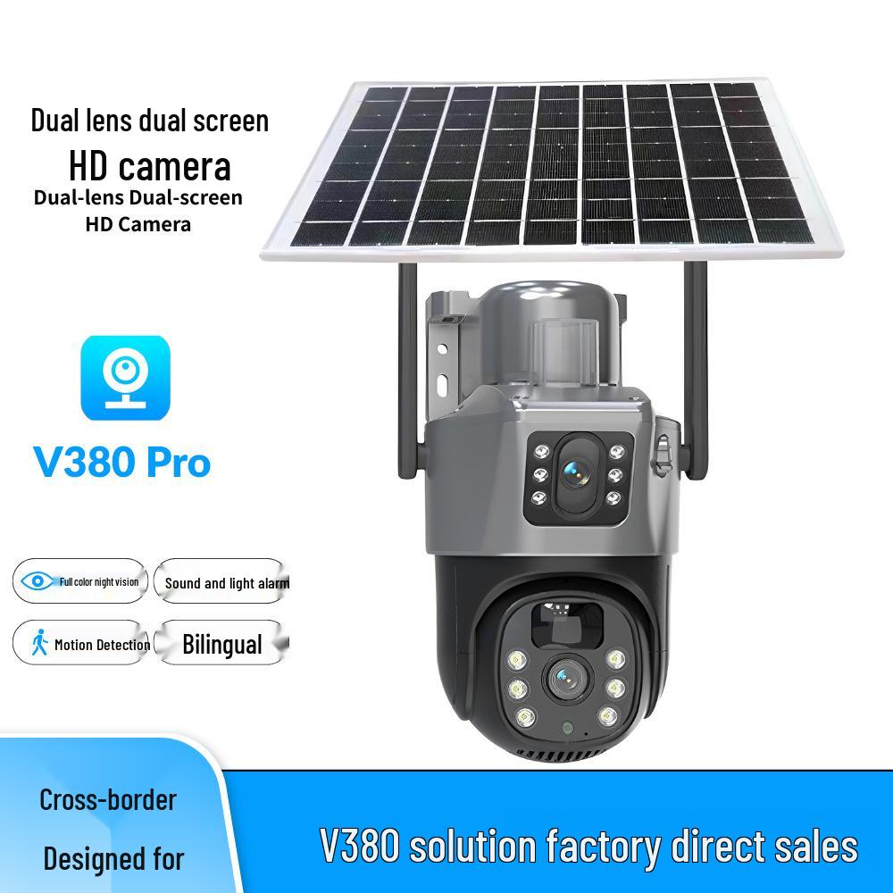 V380 PRO 4G Dual Lens Solar Surveillance Camera for Outdoor Home Monitoring 6MP Gray Solar (WIFI)
V380 PRO 4G Dual Lens Solar Surveillance Camera for Outdoor Home Monitoring 6MP Gray Solar (WIFI)