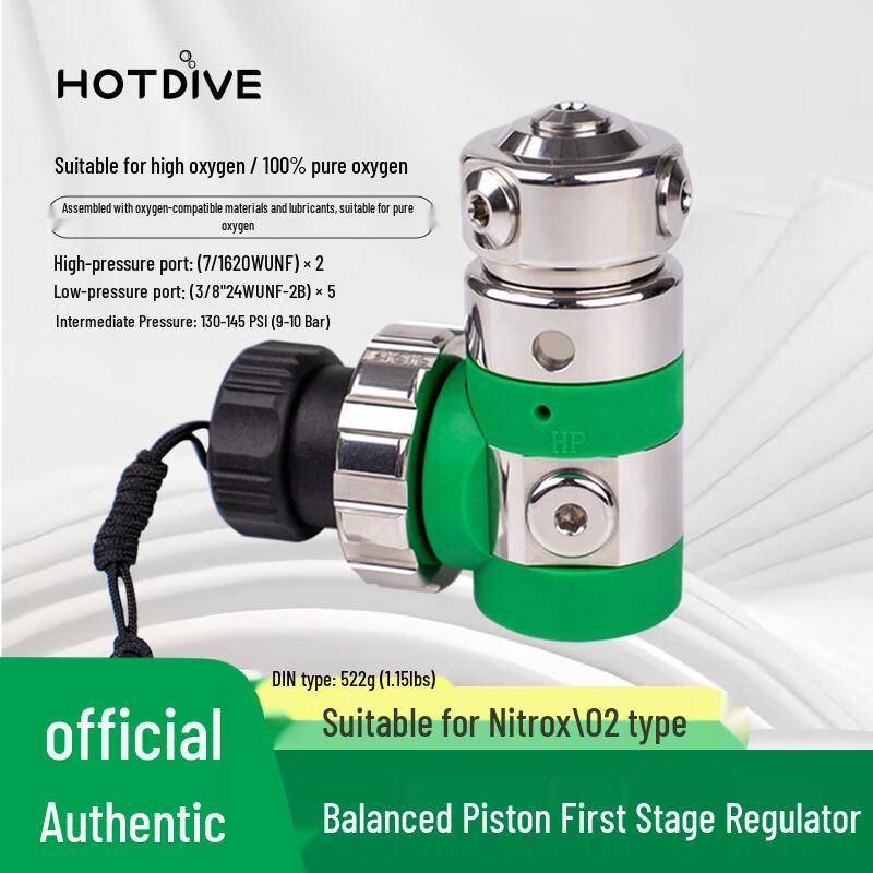 HOTDIVE Pure Oxygen Scuba Diving Regulators
HOTDIVE Pure Oxygen Scuba Diving Regulators