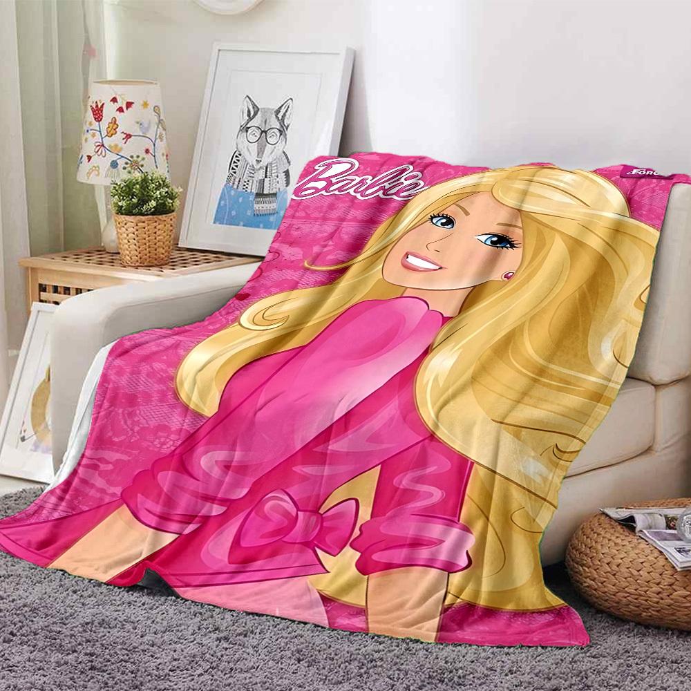 1pc Barbie Foroni Flannel Blanket Soft Warm Throw for Home, Office, Travel, All-Season Cozy Bedding Gift L1450 80cmx120cm(31inx47in)
1pc Barbie Foroni Flannel Blanket Soft Warm Throw for Home, Office, Travel, All-Season Cozy Bedding Gift L1450 80cmx120cm(31inx47in)