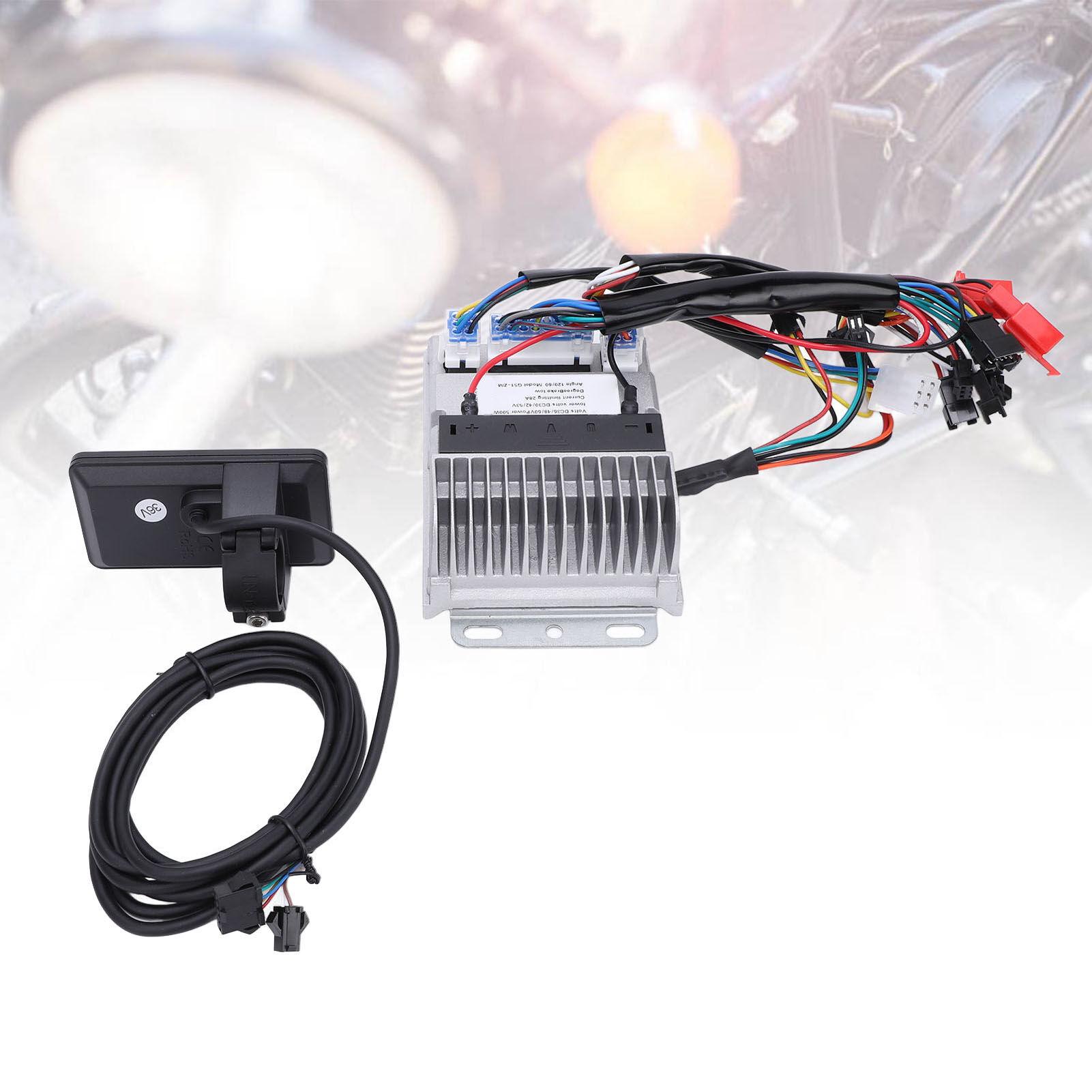 36V 48V 60V 500W 28A Electric Bike Controller Kit Aluminum Alloy ZM Brushless Controller with G51 LCD Display for Modification
36V 48V 60V 500W 28A Electric Bike Controller Kit Aluminum Alloy ZM Brushless Controller with G51 LCD Display for Modification