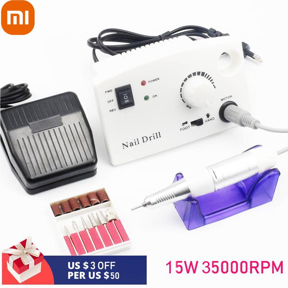 Xiaomi 35000RPM Nail Drill Machine Manicure Machine for Pro Manicure Pedicure Electric Nail File Nail Art Equipment with Nail Drill Bit
Xiaomi 35000RPM Nail Drill Machine Manicure Machine for Pro Manicure Pedicure Electric Nail File Nail Art Equipment with Nail Drill Bit