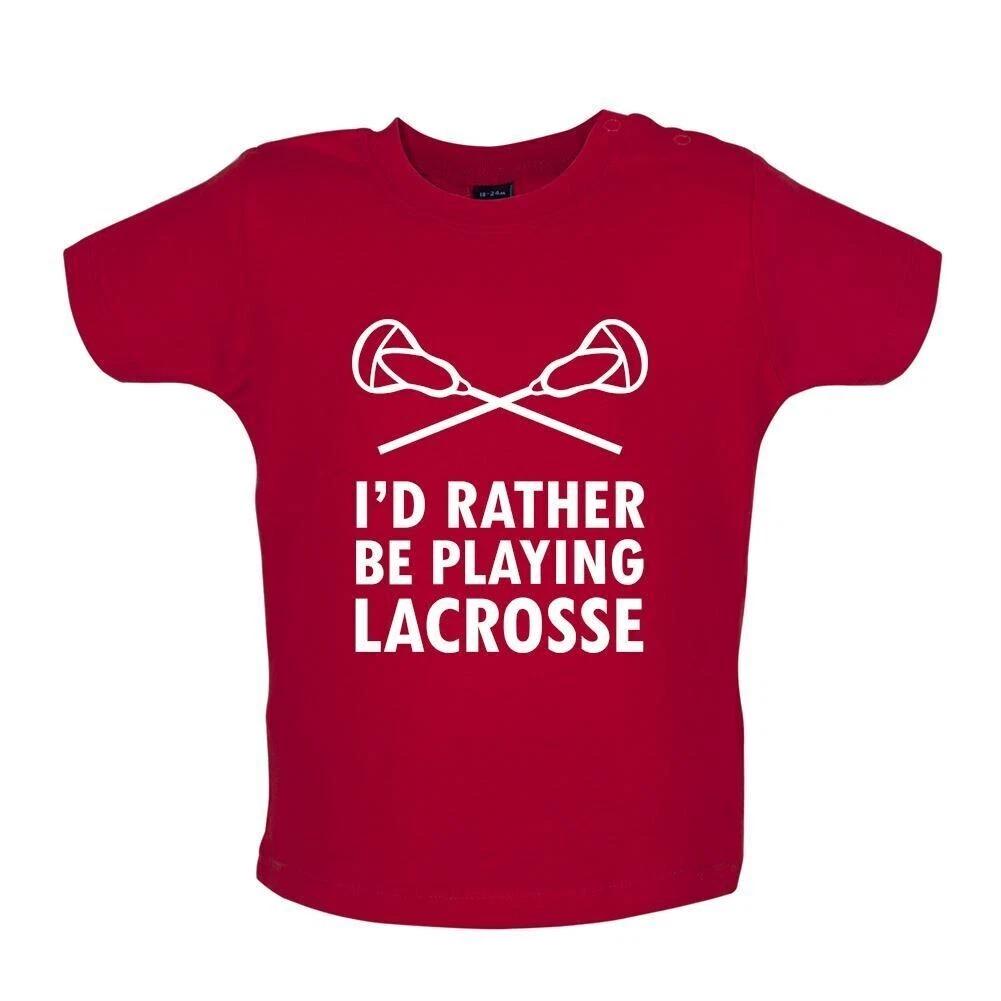 I D Rather Be Play Lacrosse - Baby Kids Boys Girls Unisex T-Shirt / Romper - La Crosse SPORTS Team 120
I D Rather Be Play Lacrosse - Baby Kids Boys Girls Unisex T-Shirt / Romper - La Crosse SPORTS Team 120