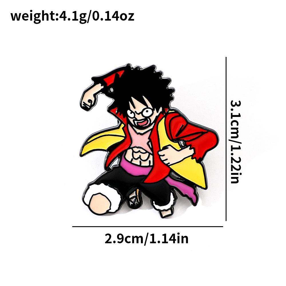 Cartoon creative personality ONE PIECE metal badge King of Navigation Luffy skull alloy oil drop brooch
Cartoon creative personality ONE PIECE metal badge King of Navigation Luffy skull alloy oil drop brooch