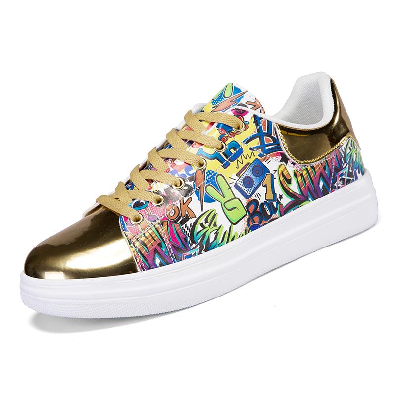 TUINANLE Men Shoes Casual Male Vulcanized Shoes Sneakers Men Fashion Casual Lace-Up Colorful Sport Graffiti Board Sneakers 39 золотой
TUINANLE Men Shoes Casual Male Vulcanized Shoes Sneakers Men Fashion Casual Lace-Up Colorful Sport Graffiti Board Sneakers 39 золотой