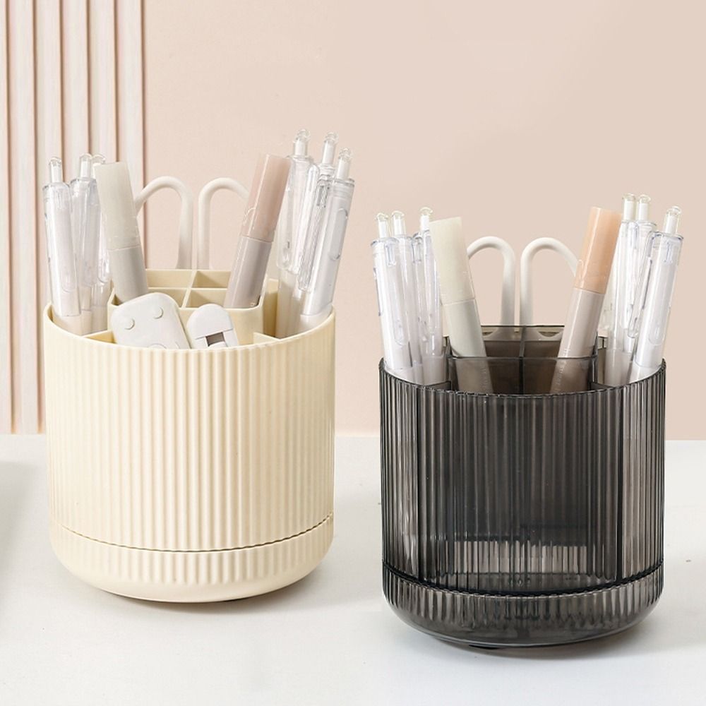 Plastic Rotatable Pen Holder Large Capacity Makeup Storage Box Pencil Storage Box Student
Plastic Rotatable Pen Holder Large Capacity Makeup Storage Box Pencil Storage Box Student