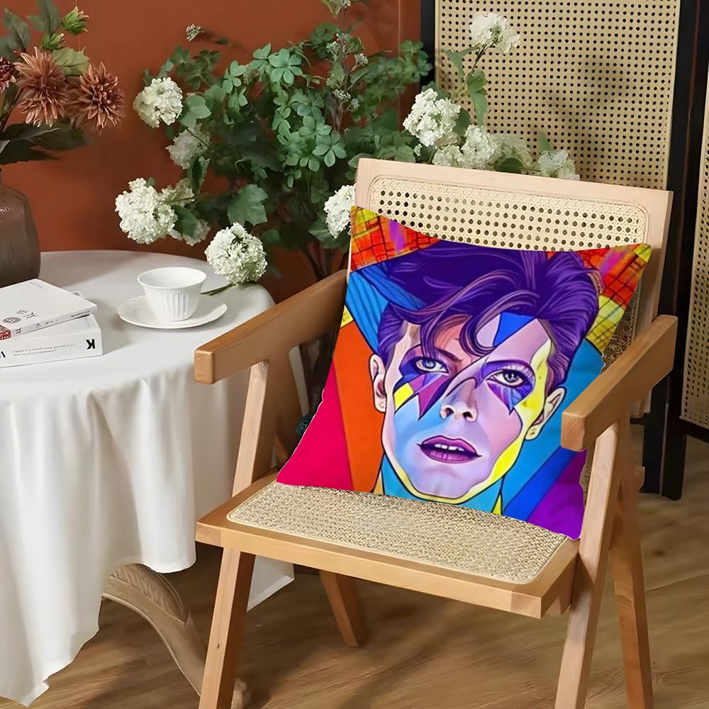 Singer DDavid BBowie Cushion Cover Silky Short Plush Invisible Zipper Dustproof Sofa Pillow Case for Home Decor 30x30cm
Singer DDavid BBowie Cushion Cover Silky Short Plush Invisible Zipper Dustproof Sofa Pillow Case for Home Decor 30x30cm
