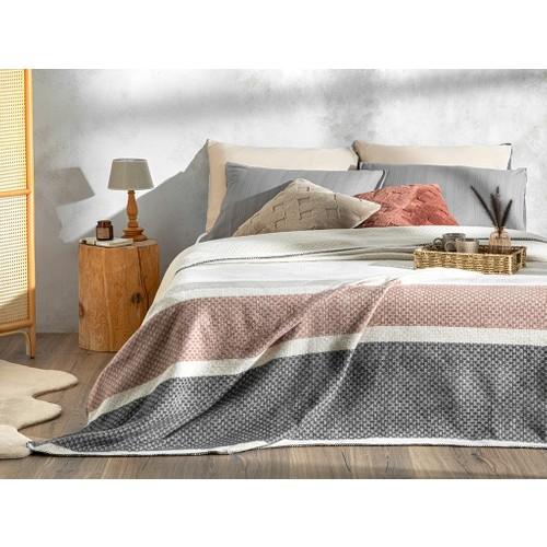 English Home Одинарное одеяло Scotch с тройной полоской 150 x 200 см Коричневый-Антрацит
English Home Одинарное одеяло Scotch с тройной полоской 150 x 200 см Коричневый-Антрацит
