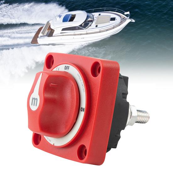 Battery Switch Replacement Cut Sensibility 300A Red High Power Off Switch for 48V Yacht
Battery Switch Replacement Cut Sensibility 300A Red High Power Off Switch for 48V Yacht