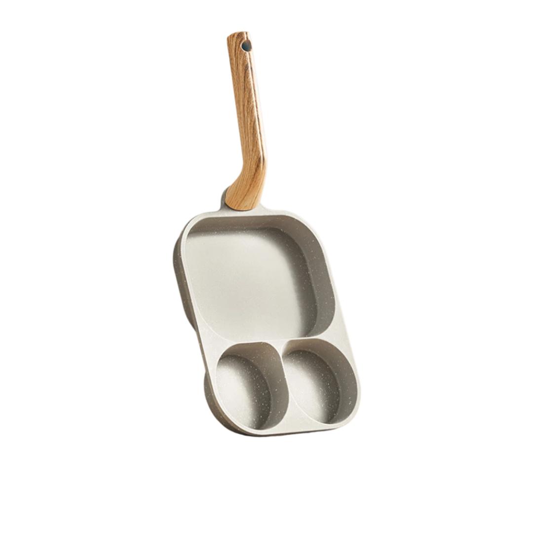 Joyoung Non-Stick Frying Pan, Multi-Functional Three-Hole Griddle for Breakfast, Meat, Eggs And Burgers, Tamagoyaki Pan, 23cm, Suitable for Open Flame бежевий
Joyoung Non-Stick Frying Pan, Multi-Functional Three-Hole Griddle for Breakfast, Meat, Eggs And Burgers, Tamagoyaki Pan, 23cm, Suitable for Open Flame бежевий