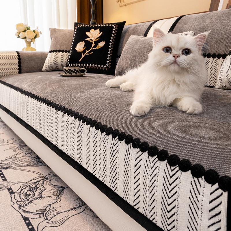 Premium Sense Medieval Sofa Cushion New Four-Season Universal Chenille Seat Cushion Fixed Non-Slip Cover Cover Cloth 70*70cm
Premium Sense Medieval Sofa Cushion New Four-Season Universal Chenille Seat Cushion Fixed Non-Slip Cover Cover Cloth 70*70cm
