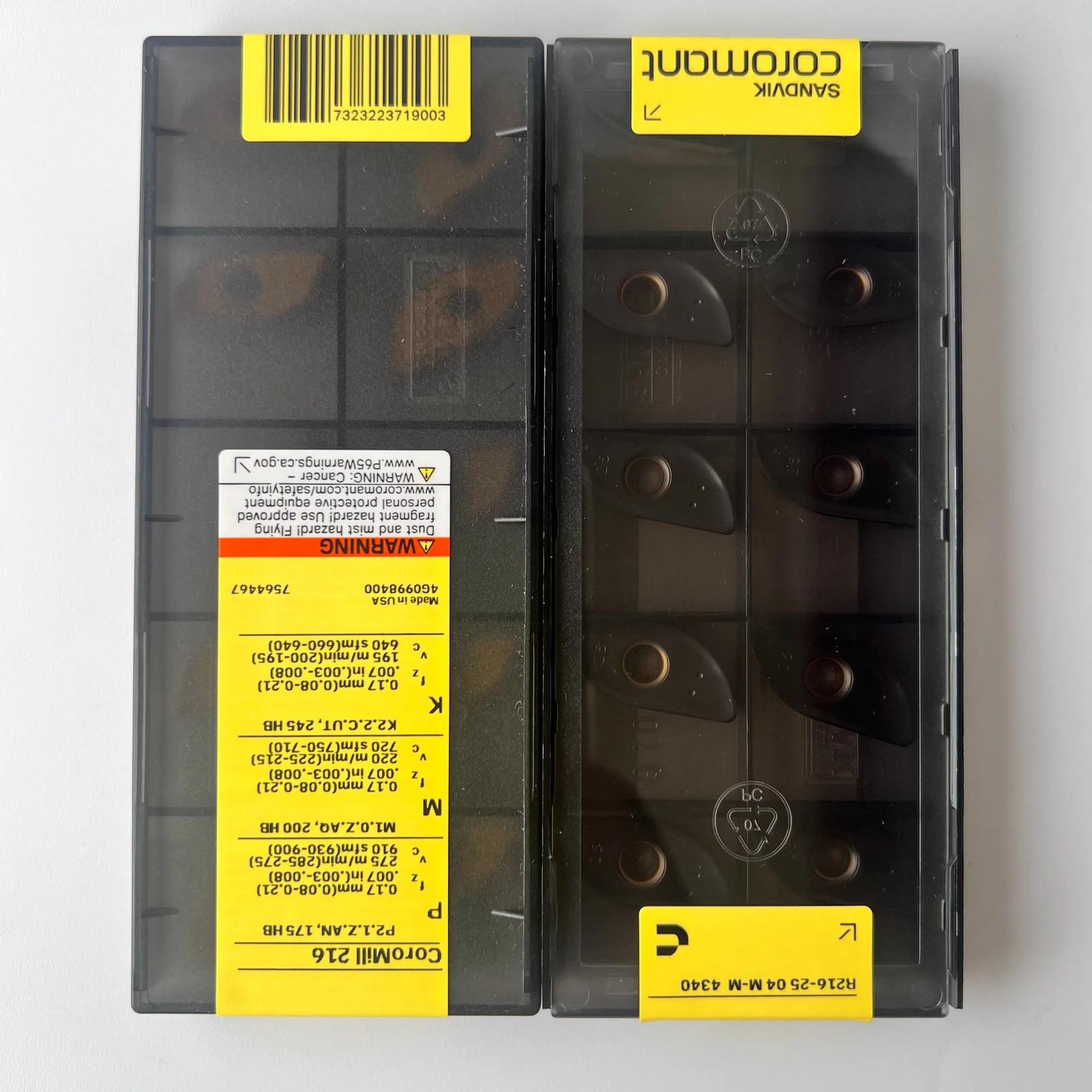 SANDVIK / R216-2504M-M 4340 / Industrial indexable Carbide Inserts 10 Pcs
SANDVIK / R216-2504M-M 4340 / Industrial indexable Carbide Inserts 10 Pcs