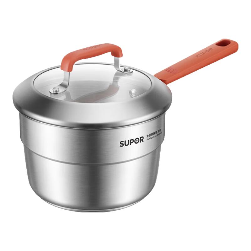 SUPOR Aurora Series 18cm 304 Stainless Steel Milk Pot with Steamer
SUPOR Aurora Series 18cm 304 Stainless Steel Milk Pot with Steamer
