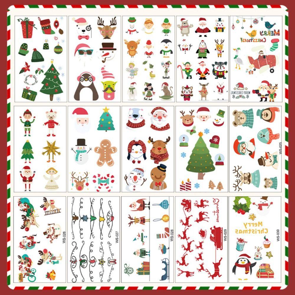 30 листов мультфильм свеча татуировки наклейки лось рождественский боди-арт рождественские одноразовые татуировки женщины
30 листов мультфильм свеча татуировки наклейки лось рождественский боди-арт рождественские одноразовые татуировки женщины