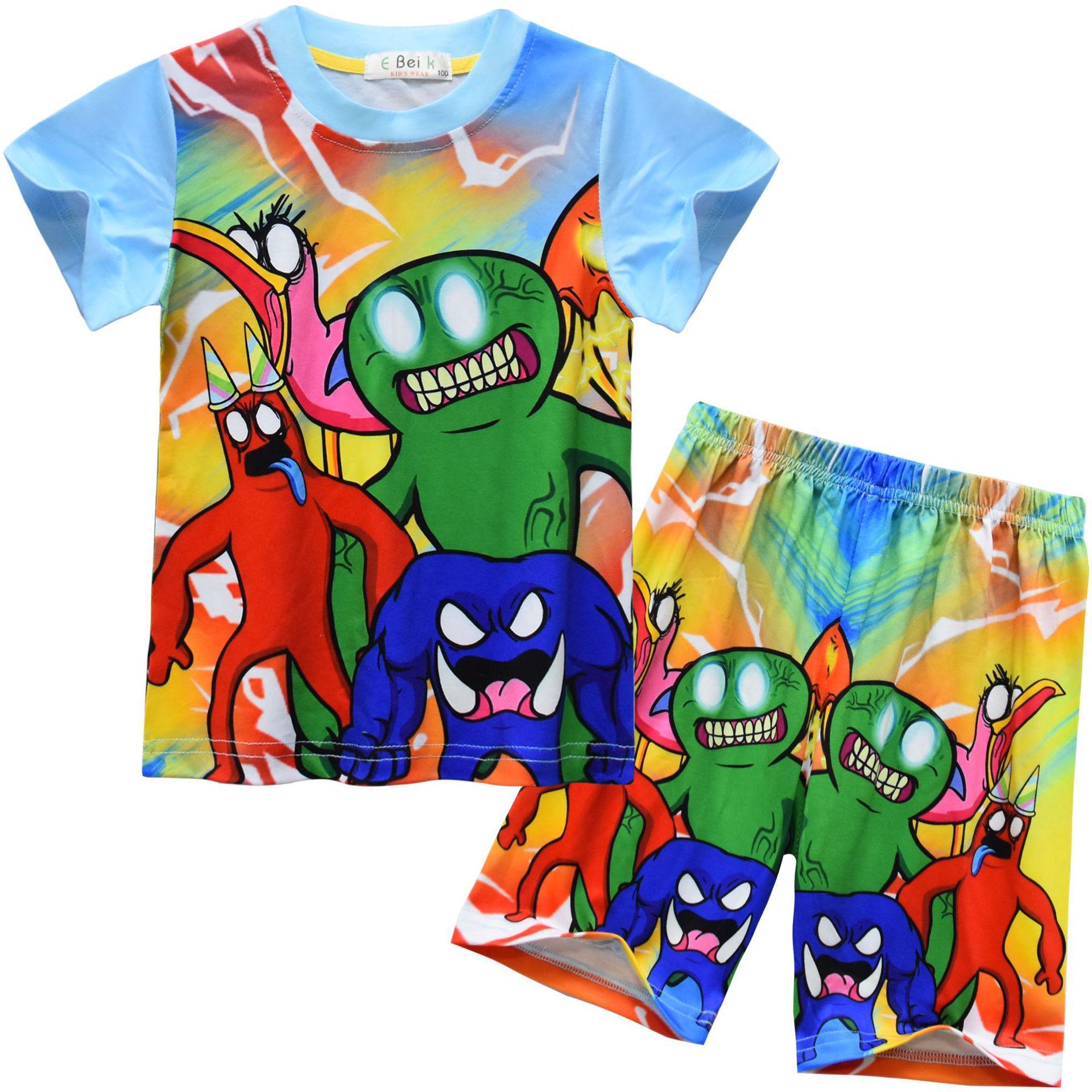 Short Sleeve, Children S Cartoon Digital Printed Clothing, Middle And Older Children S Short Sleeve Homewear Set 91116 150
Short Sleeve, Children S Cartoon Digital Printed Clothing, Middle And Older Children S Short Sleeve Homewear Set 91116 150