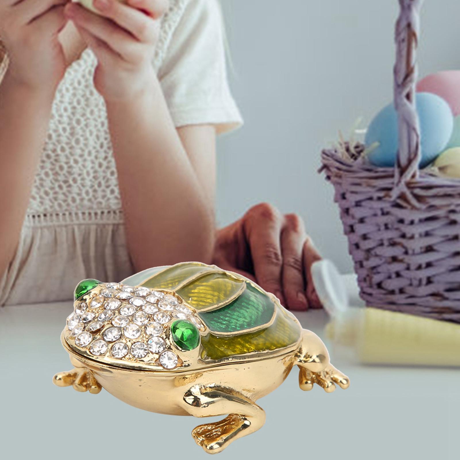 Уникальное яркое украшение в виде лягушки, инкрустированное бриллиантами, металлическая декорация, подарок, для дома, для рабочего стола, эмалированная лягушка, зеленая зелёный
Уникальное яркое украшение в виде лягушки, инкрустированное бриллиантами, металлическая декорация, подарок, для дома, для рабочего стола, эмалированная лягушка, зеленая зелёный