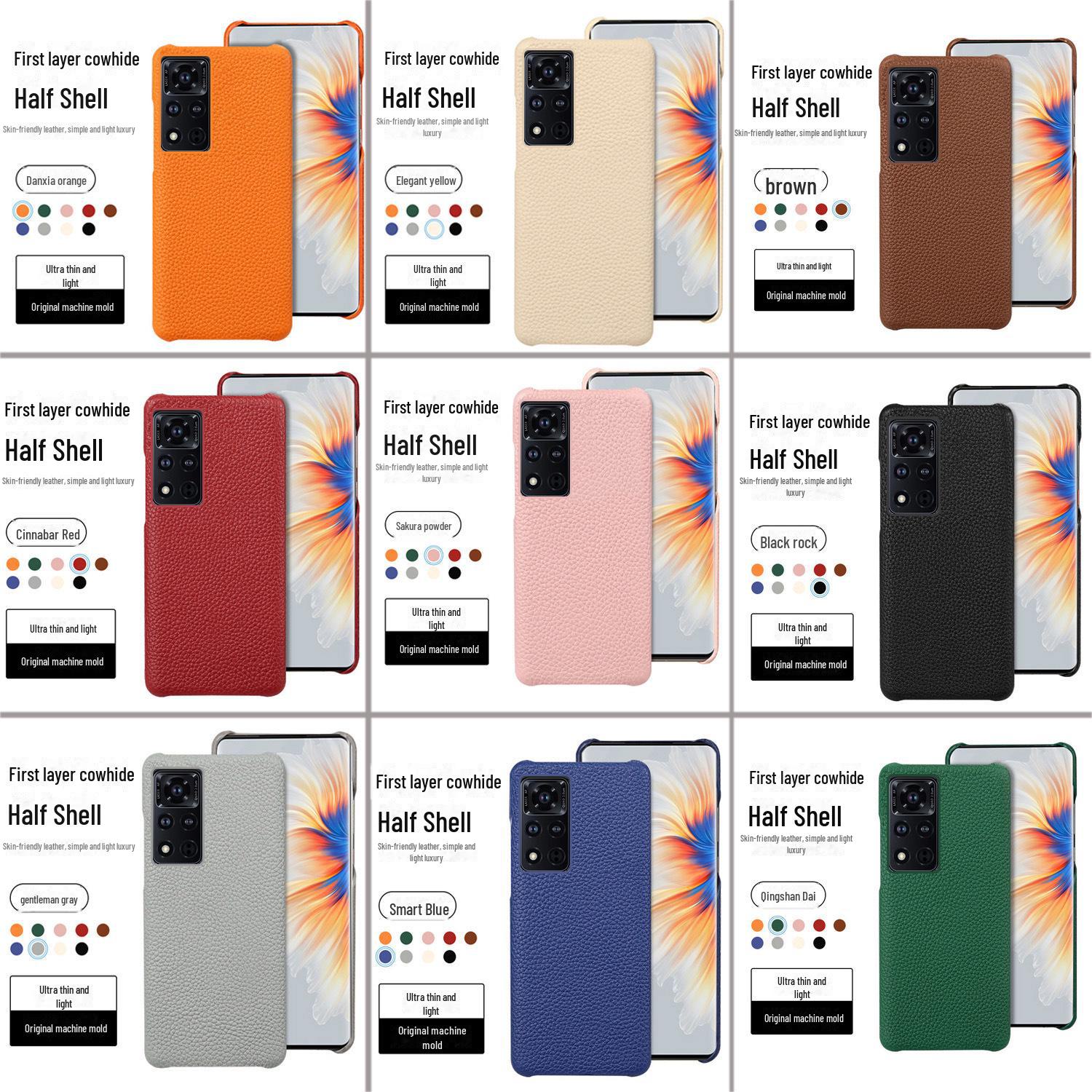 Чехол-получечник из натуральной кожи премиум-класса для Honor V40/V30Pro/V20 с узором из коровьей кожи цвета личи V40 Lite чёрный
Чехол-получечник из натуральной кожи премиум-класса для Honor V40/V30Pro/V20 с узором из коровьей кожи цвета личи V40 Lite чёрный