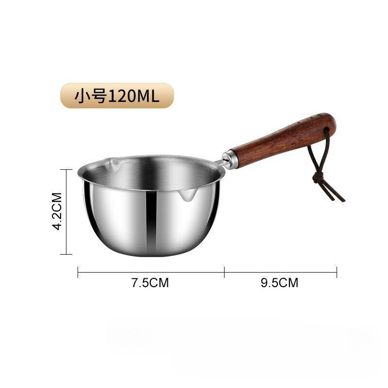 120ml/200ml Wooden Handle Stainless Steel Oil Spill Pot Insulated Heat-resistant Household Kitchen Tools Seasoning Soy Sauce Pot
120ml/200ml Wooden Handle Stainless Steel Oil Spill Pot Insulated Heat-resistant Household Kitchen Tools Seasoning Soy Sauce Pot