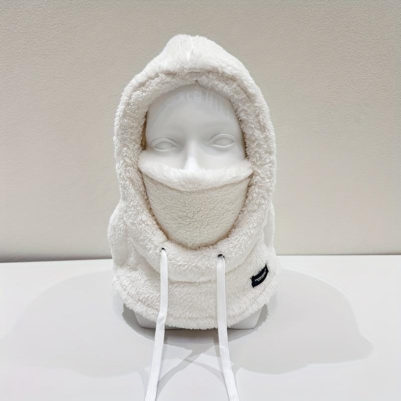 1 шт. Женская легкая теплая зимняя плюшевая маска-шапка | Эластичная маска для лица со шнурком, мягкий полиэстер однотонный для занятий спортом на открытом воздухе 1PC белый
1 шт. Женская легкая теплая зимняя плюшевая маска-шапка | Эластичная маска для лица со шнурком, мягкий полиэстер однотонный для занятий спортом на открытом воздухе 1PC белый