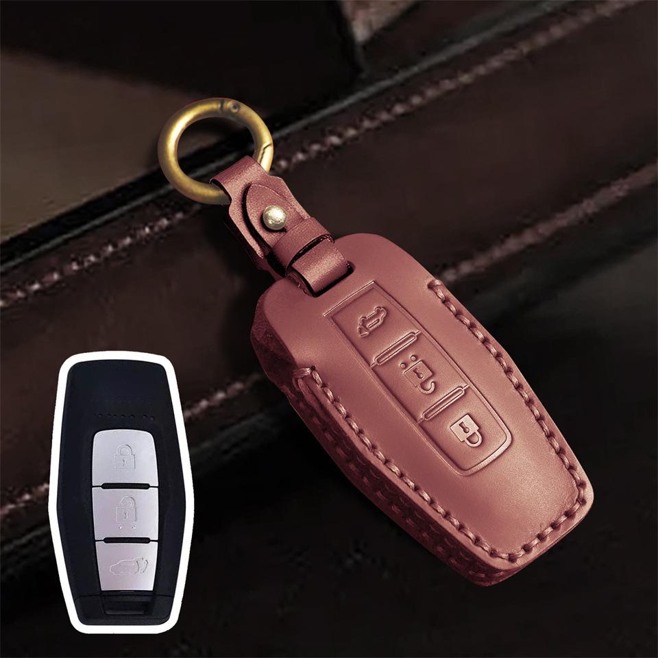 Ретро чехол для ключа из натуральной кожи для Mitsubishi Outlander 2023
Ретро чехол для ключа из натуральной кожи для Mitsubishi Outlander 2023