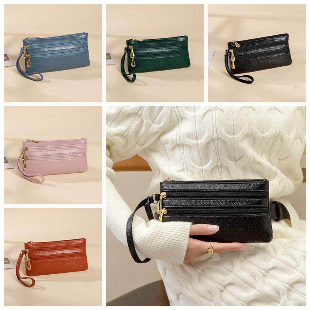 Multi-pocket Lychee Pattern Long Wallet Solid Color Two Zipper Coin Purse Simple Female/Male
Multi-pocket Lychee Pattern Long Wallet Solid Color Two Zipper Coin Purse Simple Female/Male