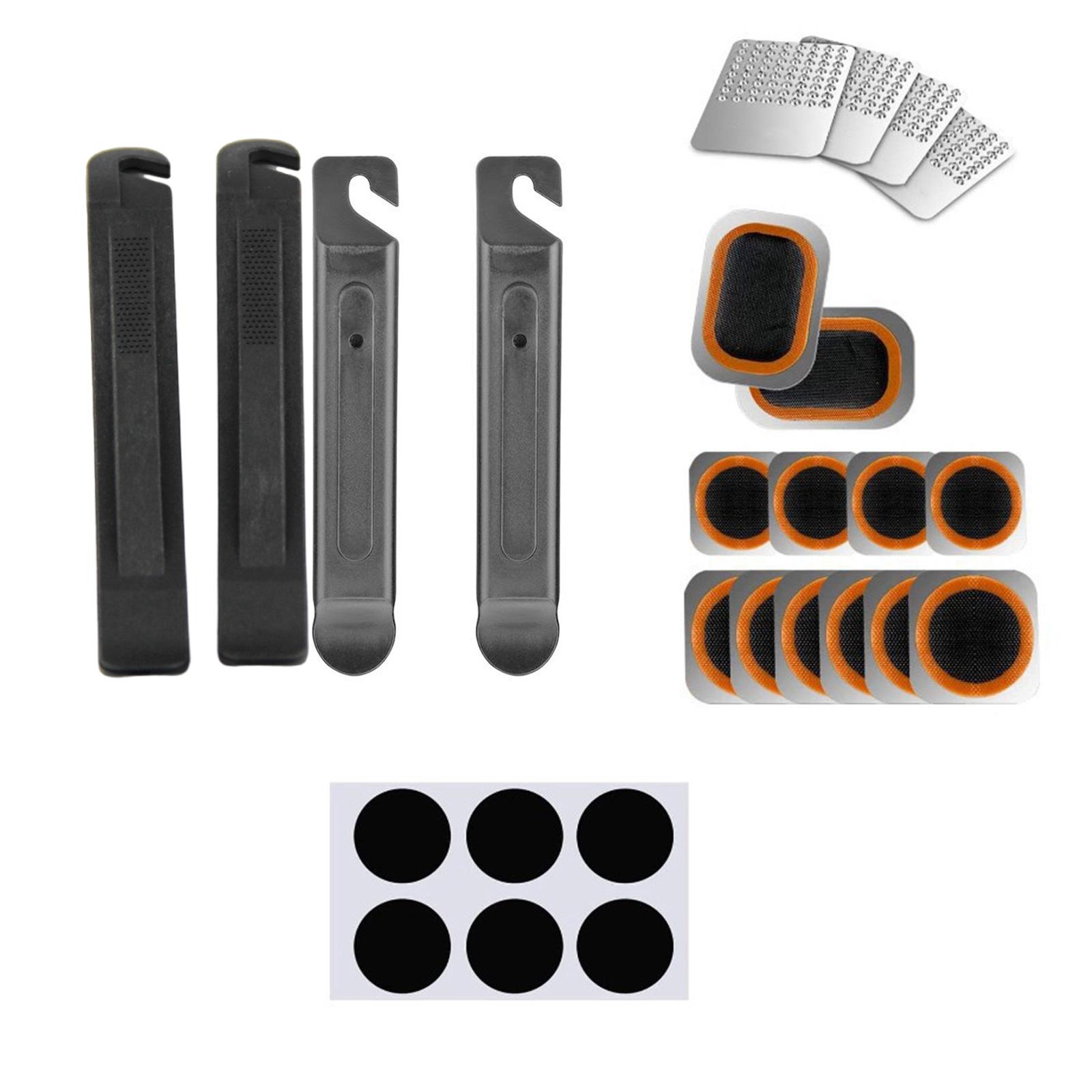 Наборы для ремонта велосипедных шин Портативный инструмент для ремонта проколов велосипедных шин Инструмент для шин с камерой Шиномонтажная лопатка Бесклеевые латки
Наборы для ремонта велосипедных шин Портативный инструмент для ремонта проколов велосипедных шин Инструмент для шин с камерой Шиномонтажная лопатка Бесклеевые латки