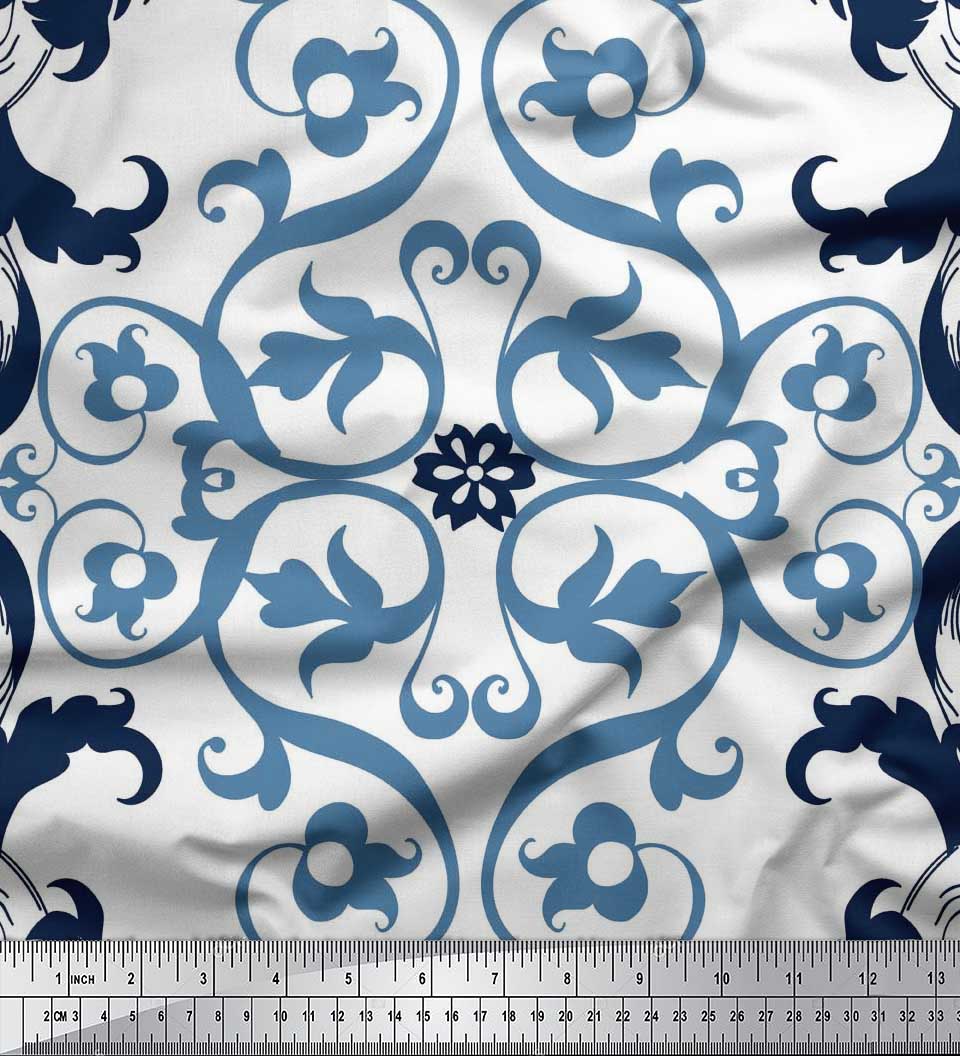 Soimoi Japan Crepe Satin Fabric Swirl & Ogee Damask Print Тканина на метр 42 дюйма 42 Inch Wide - Poly Crepe білий
Soimoi Japan Crepe Satin Fabric Swirl & Ogee Damask Print Тканина на метр 42 дюйма 42 Inch Wide - Poly Crepe білий