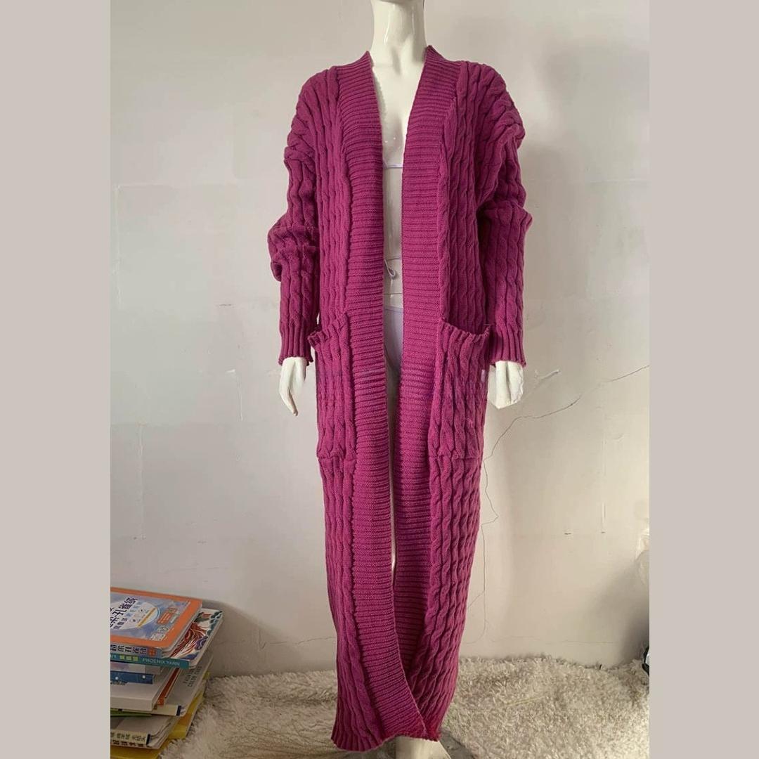 Long Knit Sweater Jacket Cardigan Pocket Sweater Thickened Jacket Women s Clothing XS рожевий червоний колір
Long Knit Sweater Jacket Cardigan Pocket Sweater Thickened Jacket Women s Clothing XS рожевий червоний колір