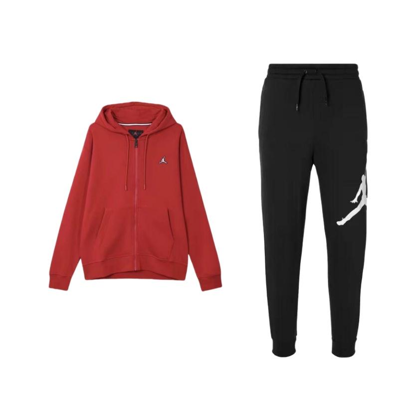 Jordan Solid Color Comfortable Loose Long Sleeve Elastic Waist Soft Pants Casual Sports Suit Men suits DA6804-010+DQ7351-687 M
Jordan Solid Color Comfortable Loose Long Sleeve Elastic Waist Soft Pants Casual Sports Suit Men suits DA6804-010+DQ7351-687 M