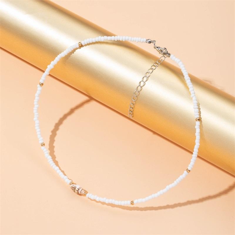 Ювелирные изделия, цветные рисовые бусины, ожерелье из бисера ручной работы, простое ожерелье с маленьким цветком ромашки, женское
Ювелирные изделия, цветные рисовые бусины, ожерелье из бисера ручной работы, простое ожерелье с маленьким цветком ромашки, женское