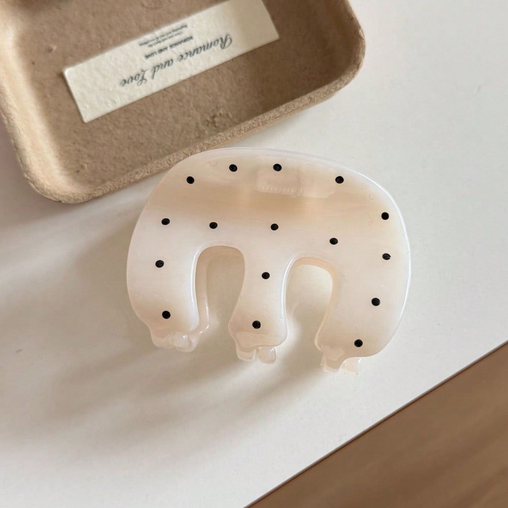 Polka Dot Textured Hair Clips, M-Shaped Claws, Multi-Function Hair Claws, Bun Claw Clips, High-End Hair Accessories Beige-1pc різнокольоровий
Polka Dot Textured Hair Clips, M-Shaped Claws, Multi-Function Hair Claws, Bun Claw Clips, High-End Hair Accessories Beige-1pc різнокольоровий