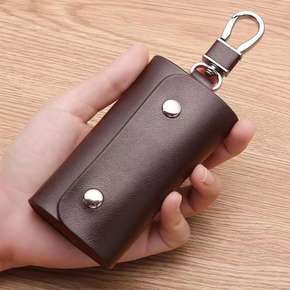 Leather Keychain Pouch Waterproof Car Key Organizer Casual Housekeepers Key Holder Men кавовий
Leather Keychain Pouch Waterproof Car Key Organizer Casual Housekeepers Key Holder Men кавовий