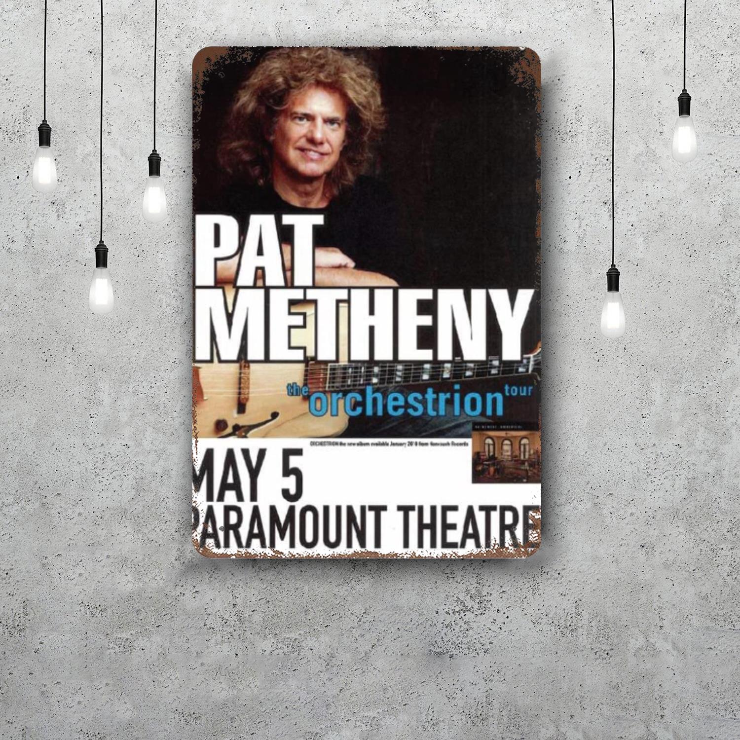 Pat Metheny Vintage Tin Sign Home Decor Wall Decor Art Wall Mural Room Decoration Decor Retro Metal Sign Plate Bar Posters 20x30cm(7.8x11.8inch)
Pat Metheny Vintage Tin Sign Home Decor Wall Decor Art Wall Mural Room Decoration Decor Retro Metal Sign Plate Bar Posters 20x30cm(7.8x11.8inch)