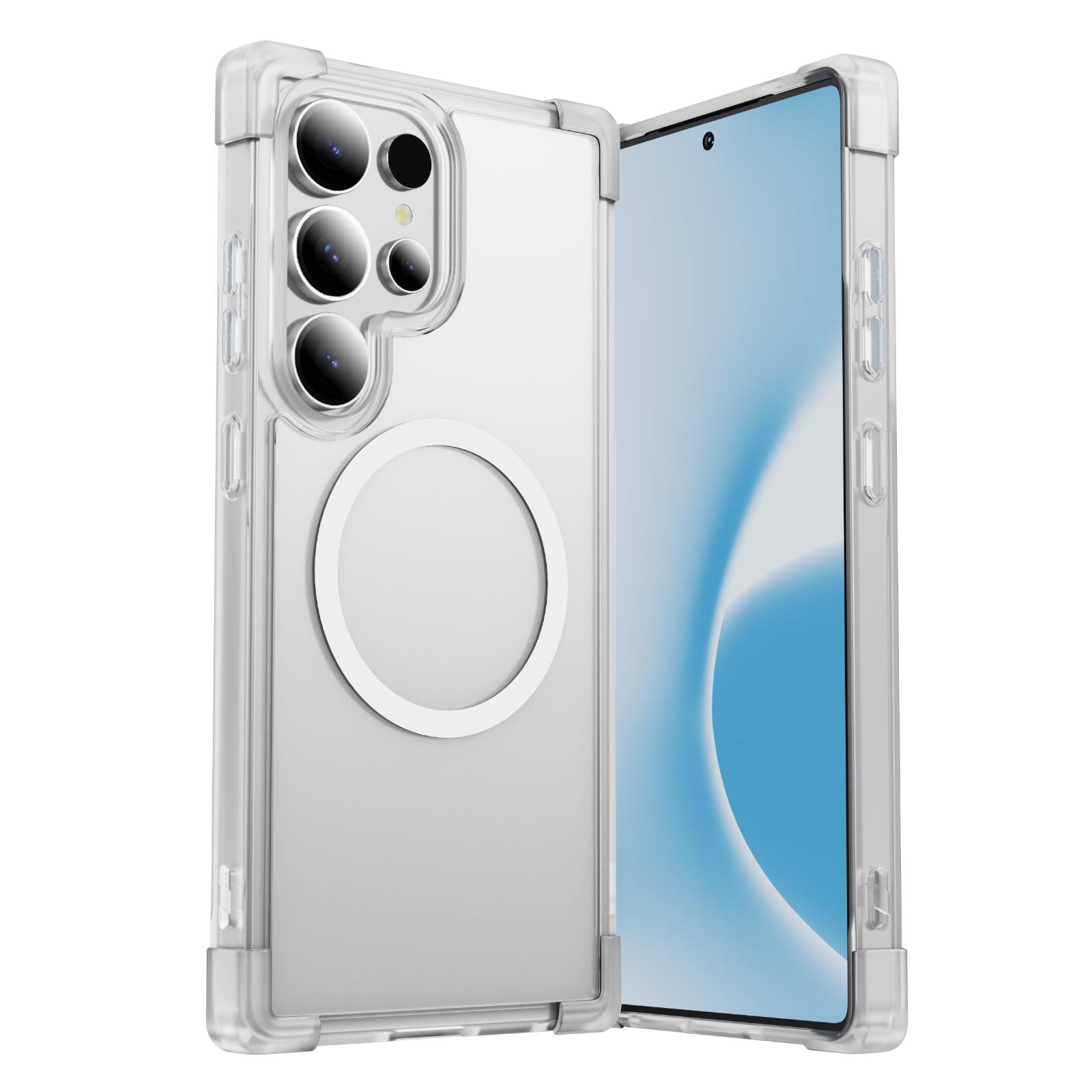 Для чохла Samsung Galaxy S25 Ultra, сумісного з MagSafe, посилені кути, задня кришка з ТПУ+акрилу Transparent
Для чохла Samsung Galaxy S25 Ultra, сумісного з MagSafe, посилені кути, задня кришка з ТПУ+акрилу Transparent