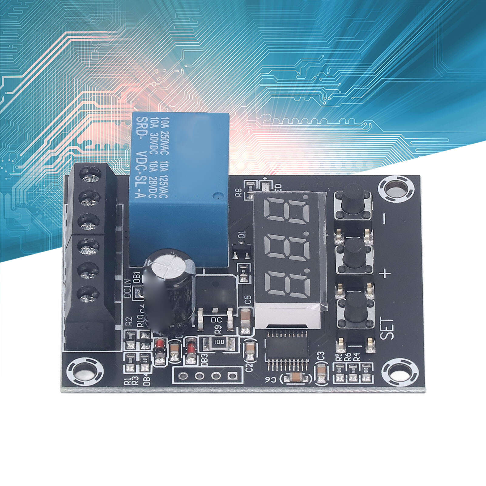 Voltage Relay Module ON Off Upper Lower Limit Detection Control Over Voltage Protection Battery Charge Discharge Timing 5V
Voltage Relay Module ON Off Upper Lower Limit Detection Control Over Voltage Protection Battery Charge Discharge Timing 5V