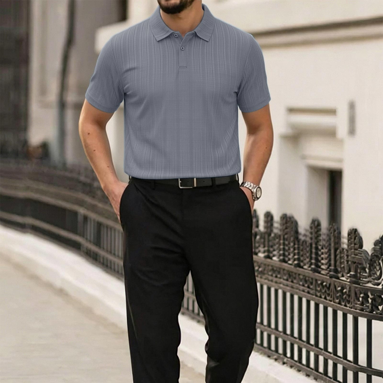 Men s Lightweight Short Sleeve Polo Shirt Breathable Loose Fit Large Size Casual Square Pattern Linen Look Fabric Collar XXXL
Men s Lightweight Short Sleeve Polo Shirt Breathable Loose Fit Large Size Casual Square Pattern Linen Look Fabric Collar XXXL