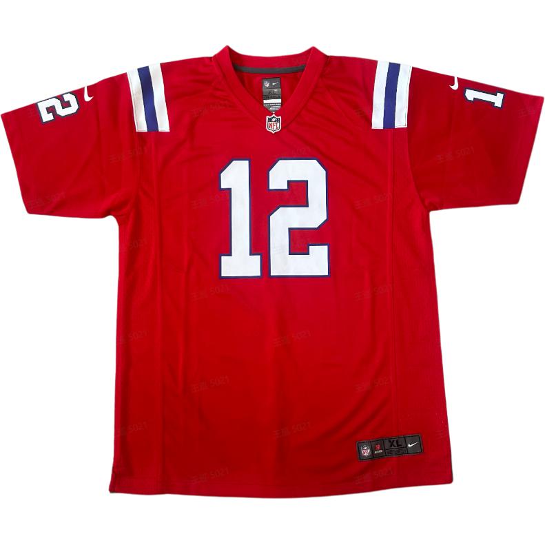 Nike NFL T-Shirt New England Patriots Tom Brady Soft Comfortable Versatile Short Sleeve Basketball Shirt Kids Tops Red 3Z1B7N-3P9 L
Nike NFL T-Shirt New England Patriots Tom Brady Soft Comfortable Versatile Short Sleeve Basketball Shirt Kids Tops Red 3Z1B7N-3P9 L