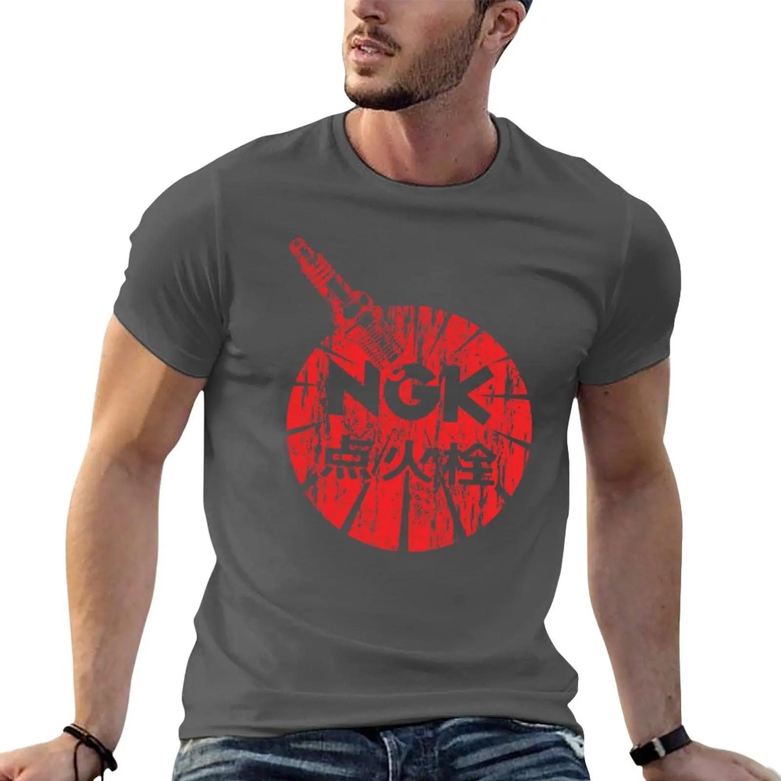 New Distressed Retro NGK Logo TShirt summer top oversized t shirt mens t shirts 4XL
New Distressed Retro NGK Logo TShirt summer top oversized t shirt mens t shirts 4XL