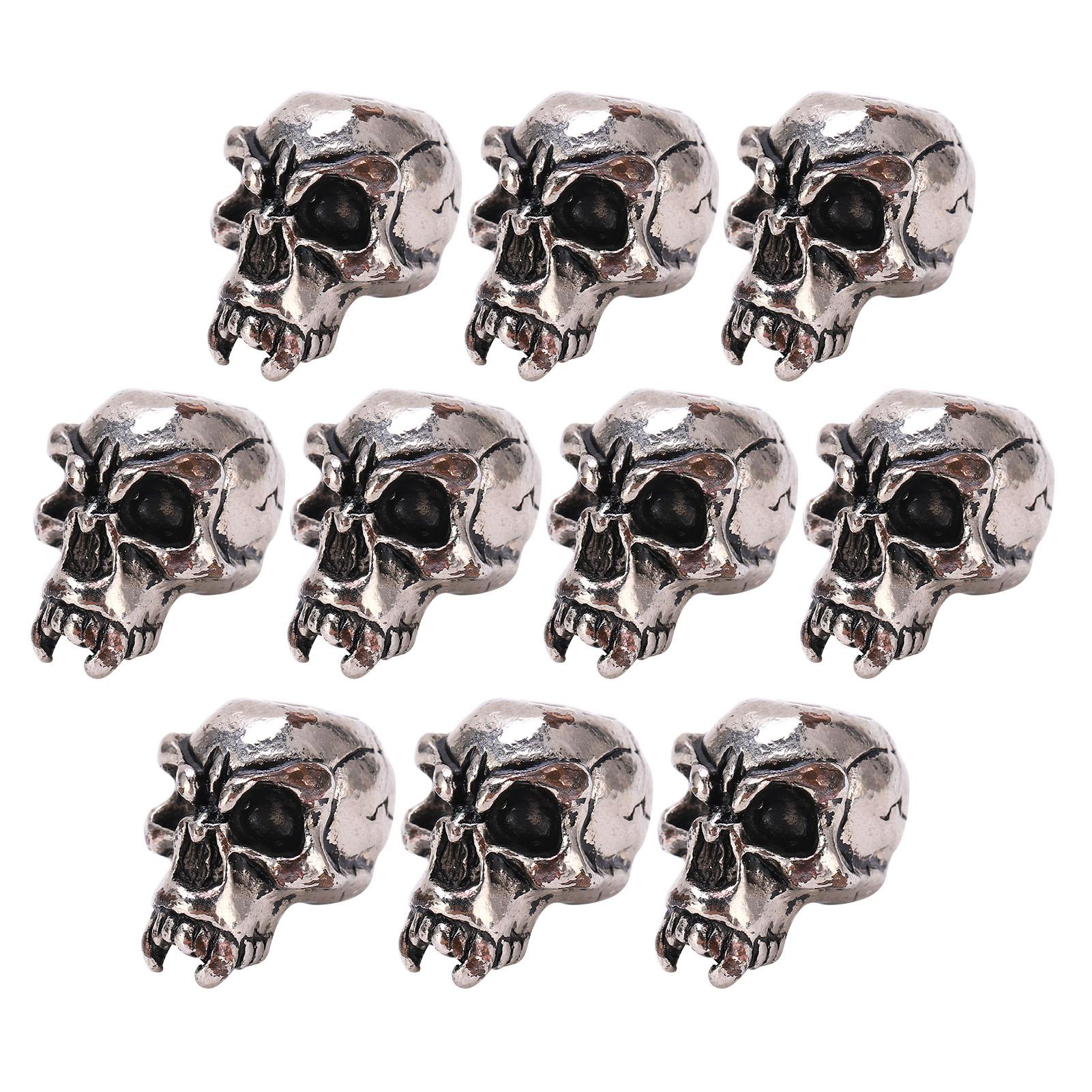 10pcs Skull Pendant Umbrella Rope Skeleton Skull Pendant for Flashlight Bracelet Necklace Cord Beads
10pcs Skull Pendant Umbrella Rope Skeleton Skull Pendant for Flashlight Bracelet Necklace Cord Beads