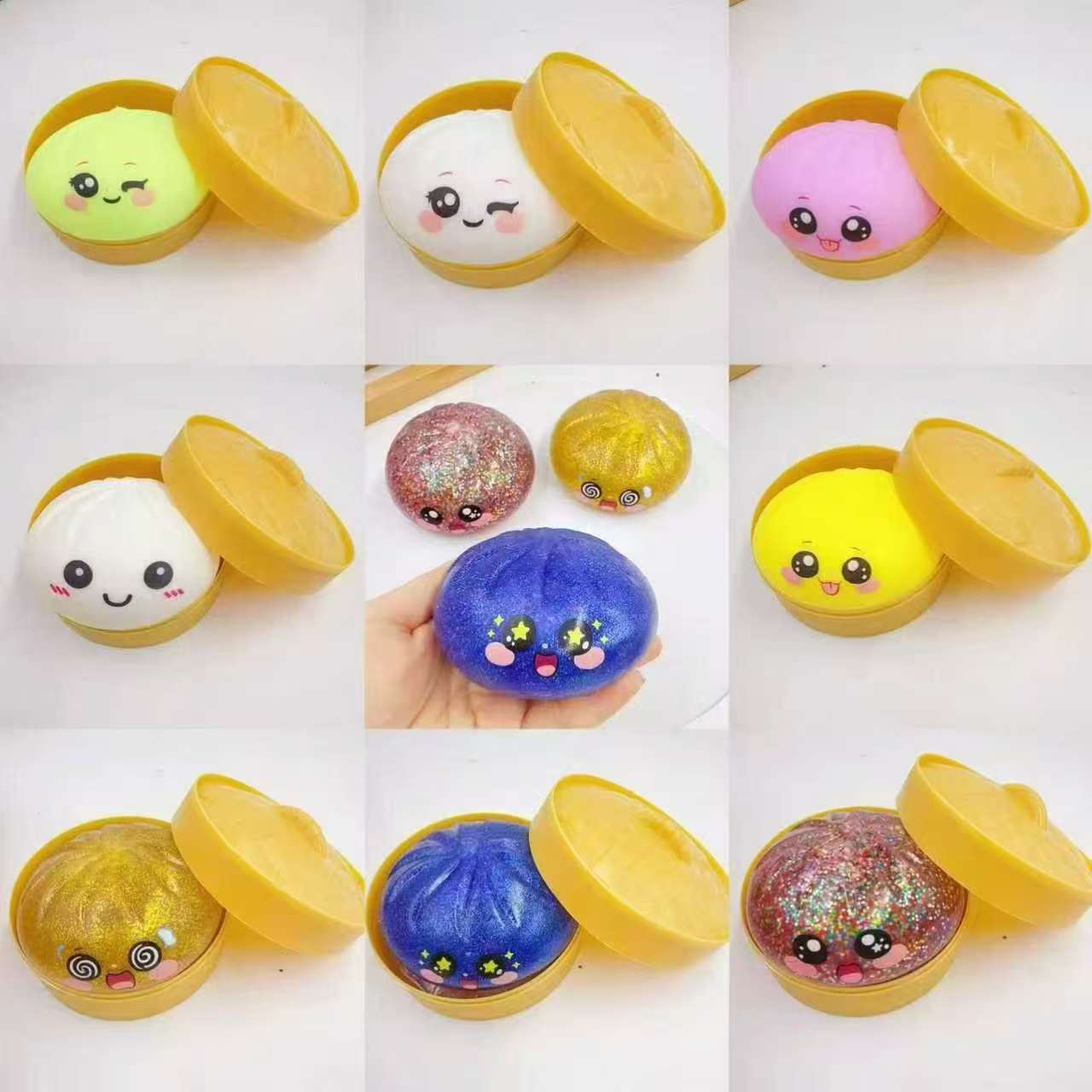 Cute cartoon bun-shaped stress relief squeeze toy slow rebound finger toy office prank toy birthday gift party favor
Cute cartoon bun-shaped stress relief squeeze toy slow rebound finger toy office prank toy birthday gift party favor