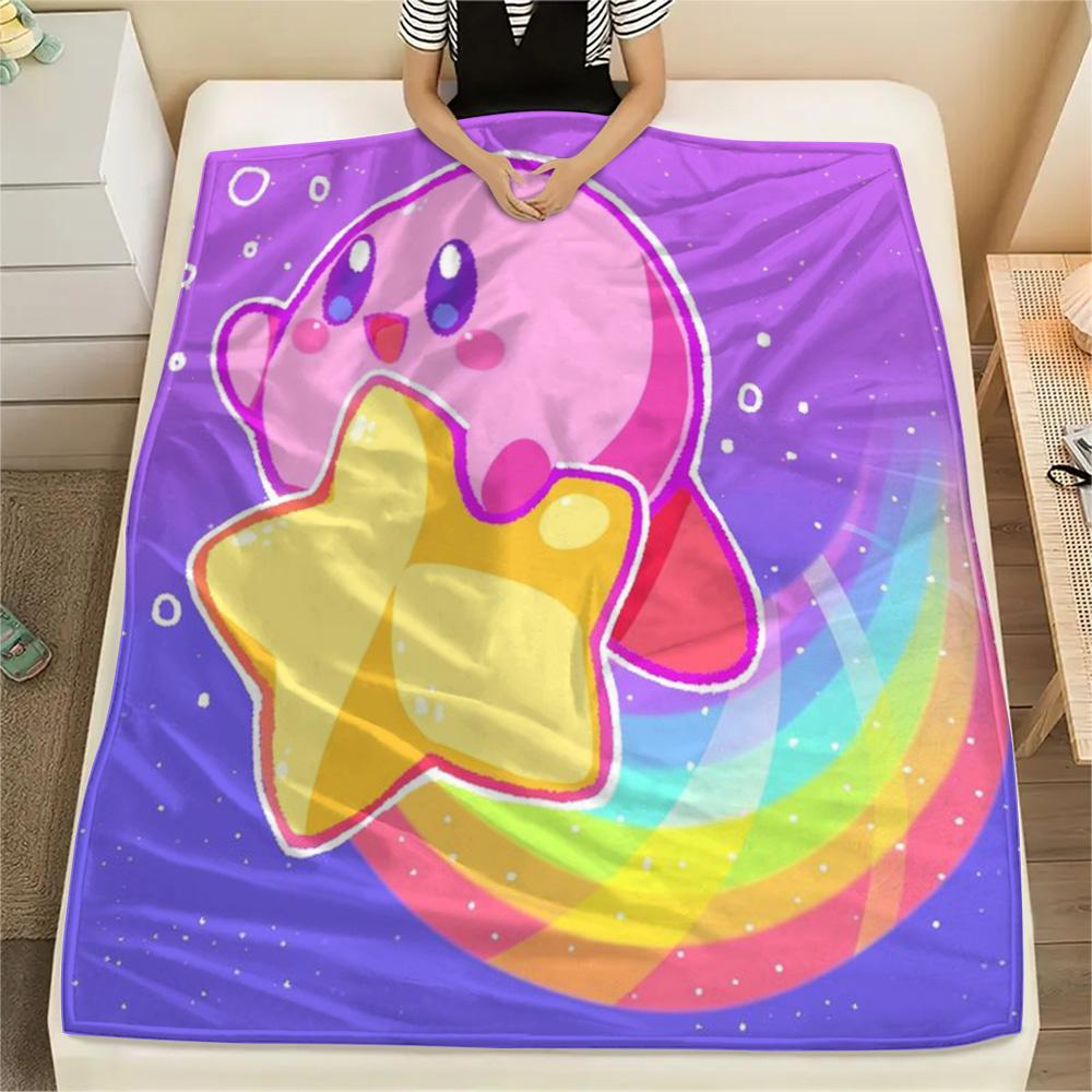 Kirby3 Daily Comfort Leisure Blanket, Flannel Blanket with Print Design for Sofa, Bed, Picnic & Journey.-TING 75x90cm
Kirby3 Daily Comfort Leisure Blanket, Flannel Blanket with Print Design for Sofa, Bed, Picnic & Journey.-TING 75x90cm