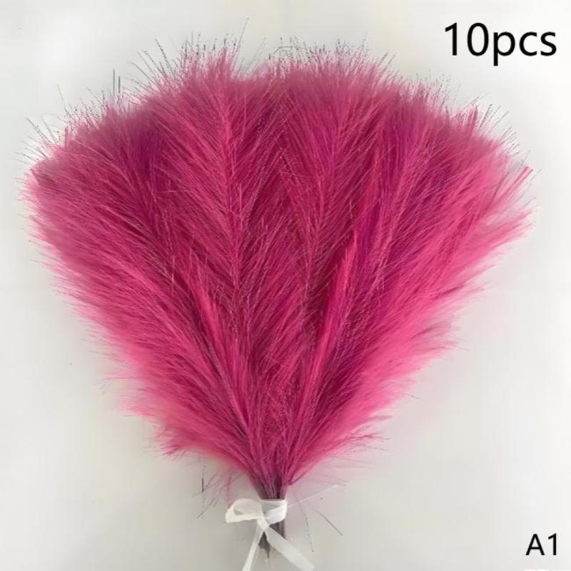 10Pcs Artificial Pampas Grass Decoration Simulated Feather DIY Colorful Festival Decoration Reed Plant Wedding Floral Props
10Pcs Artificial Pampas Grass Decoration Simulated Feather DIY Colorful Festival Decoration Reed Plant Wedding Floral Props